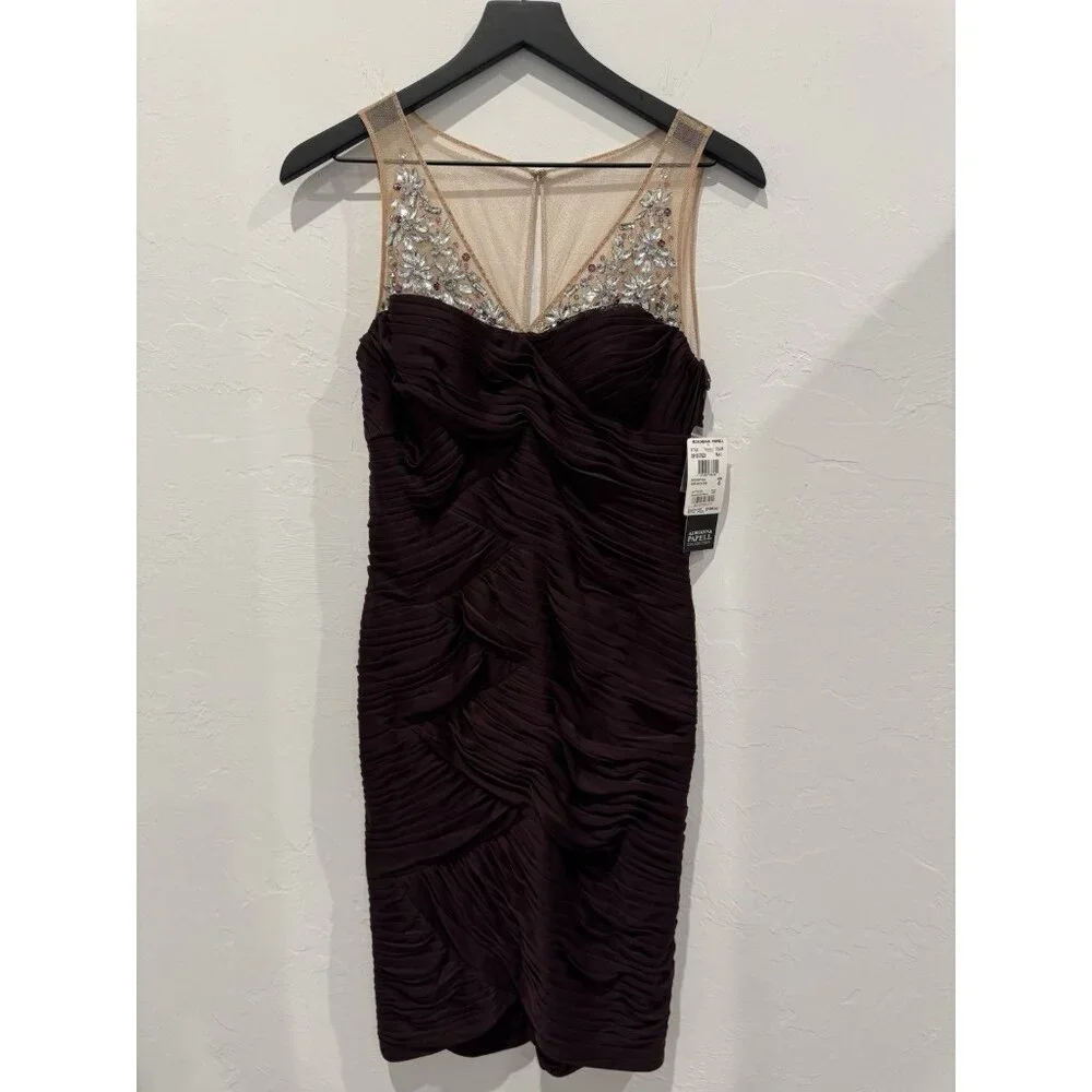 Adrianna Papell Short Formal Dress Size 6 New With Tags - Picture 2 of 15